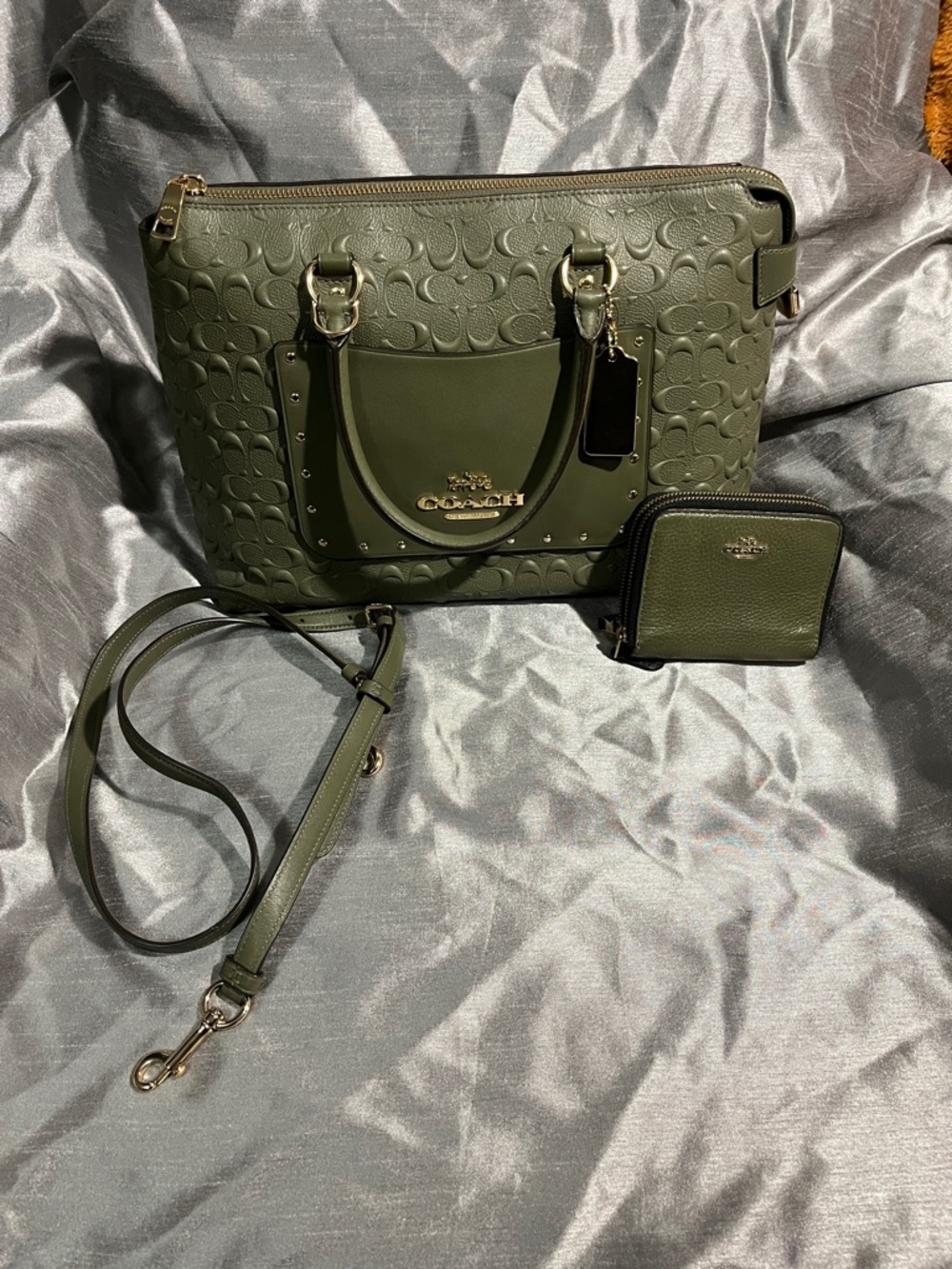 Coach Emma Bag and Wallet Set
